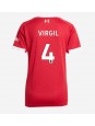 Billige Liverpool Virgil van Dijk #4 Hjemmedrakt Dame 2025-26 Kortermet